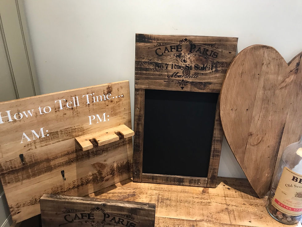 Thumbnail: Rustic menu/memo board 