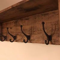 Thumbnail: Rustic Coat rack / shelf
