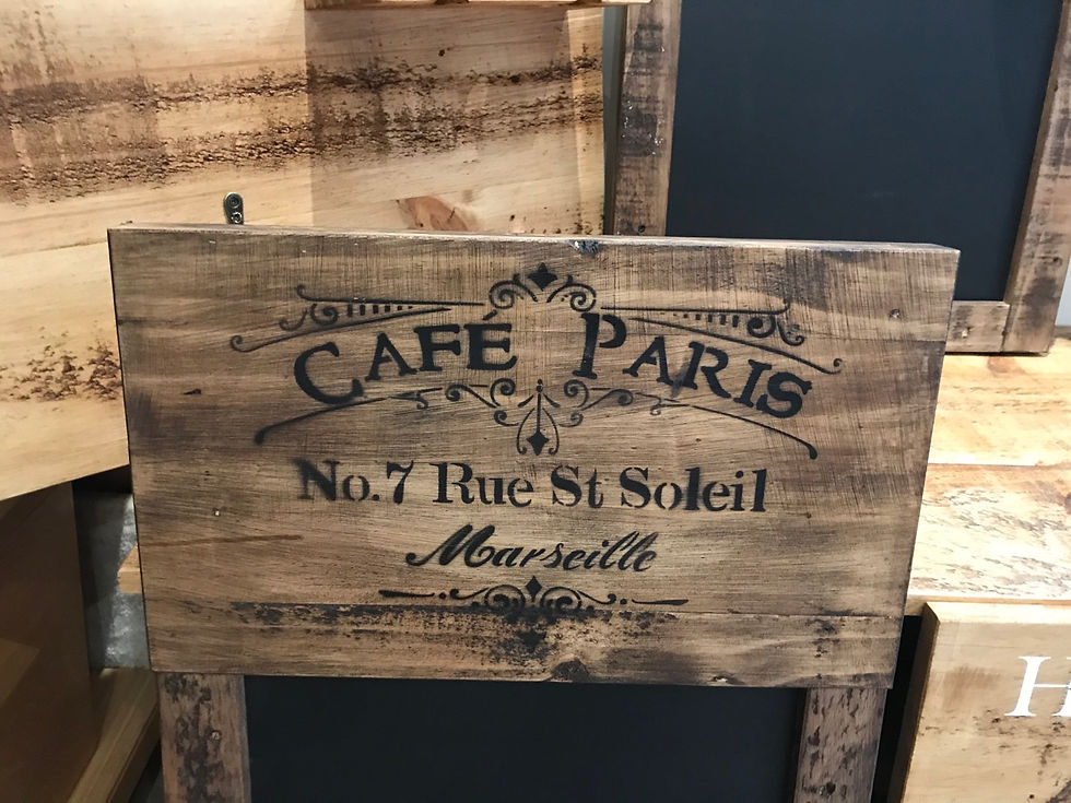 Thumbnail: Rustic menu/memo board 