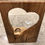 Thumbnail: Wooden T-Light Heart Candle Frame