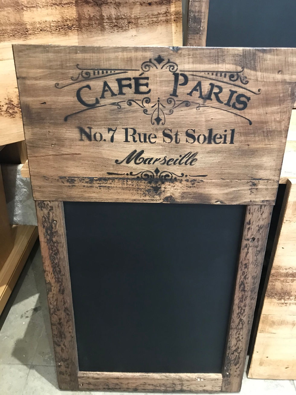 Thumbnail: Rustic menu/memo board 