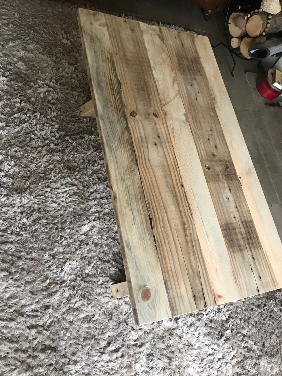 Thumbnail: Rustic Solid wood coffee Table