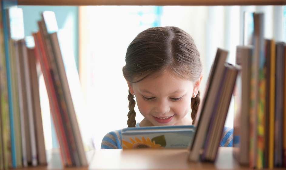 Smiling Girl with Book