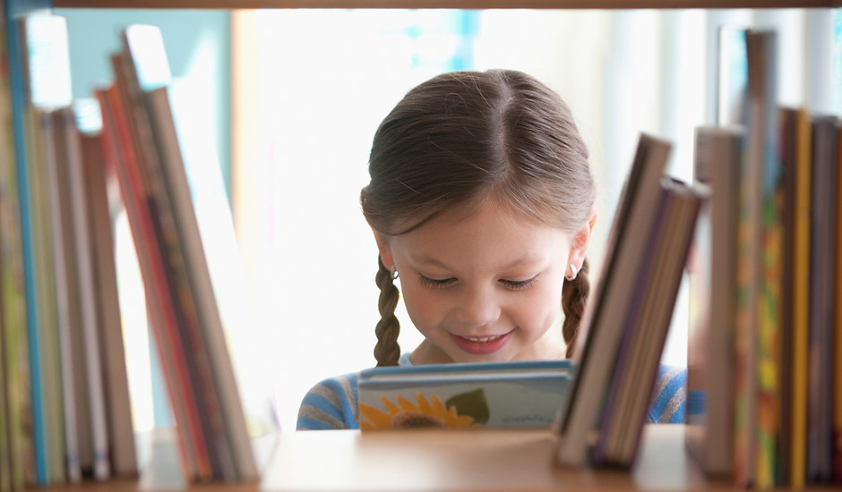 Smiling Girl with Book