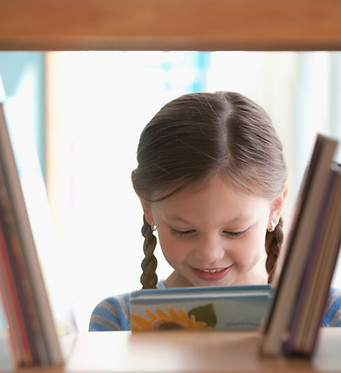 Smiling Girl with Book