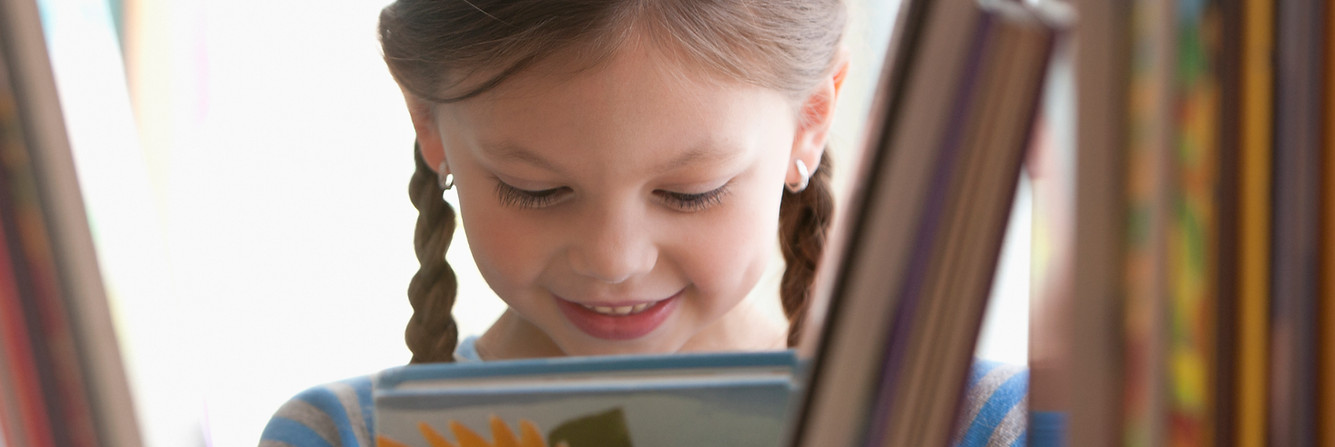 Smiling Girl with Book