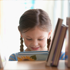 Girl Reading Book