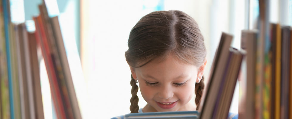 Smiling Girl with Book