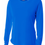 Thumbnail: Women's bright blue long-sleeve performance shirt