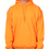 Miniatura: Bright orange hooded sweatshirt