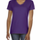 Thumbnail: Purple Women's V-Neck T-Shirt
