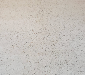 Close-up of light terrazzo flooring