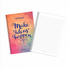 Miniatura: Libreta A5 de Lettering Diseños Frases