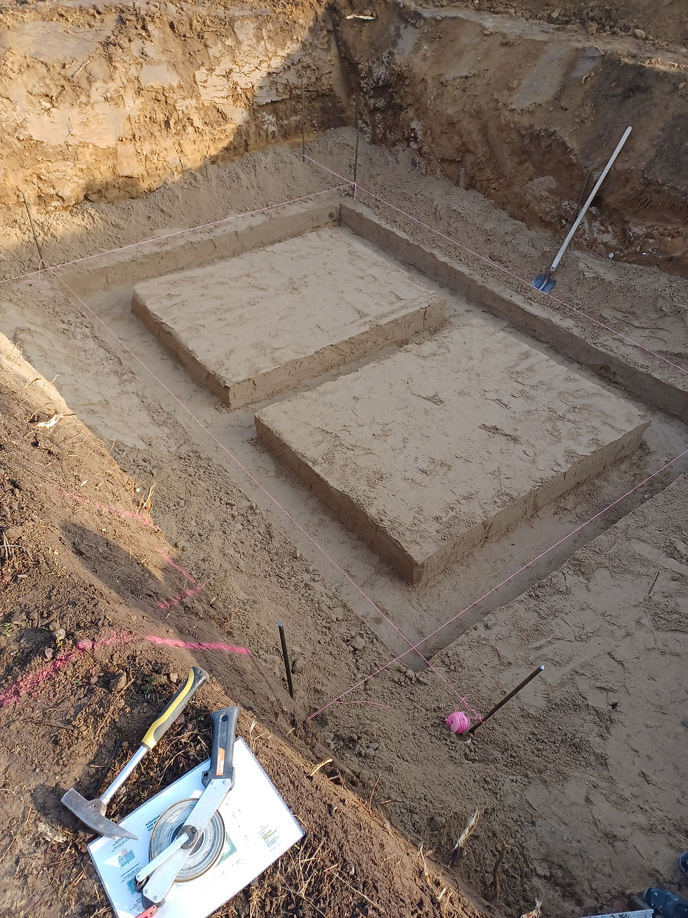 02/2023 Aushub Streifenfundament