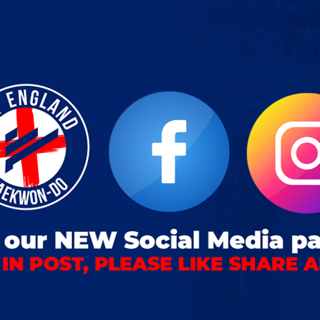 New Social Media Pages
