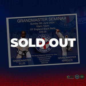 ITF England Grand Masters Seminars now SOLD OUT