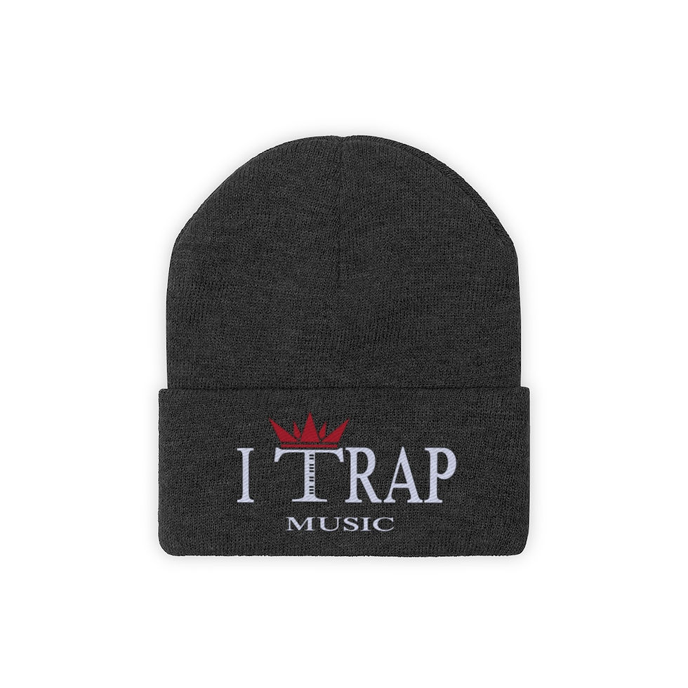 Thumbnail: I Trap Music Knit Beanie
