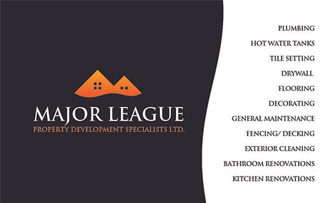 Services by Major League Property Development Specialists Nanaimo