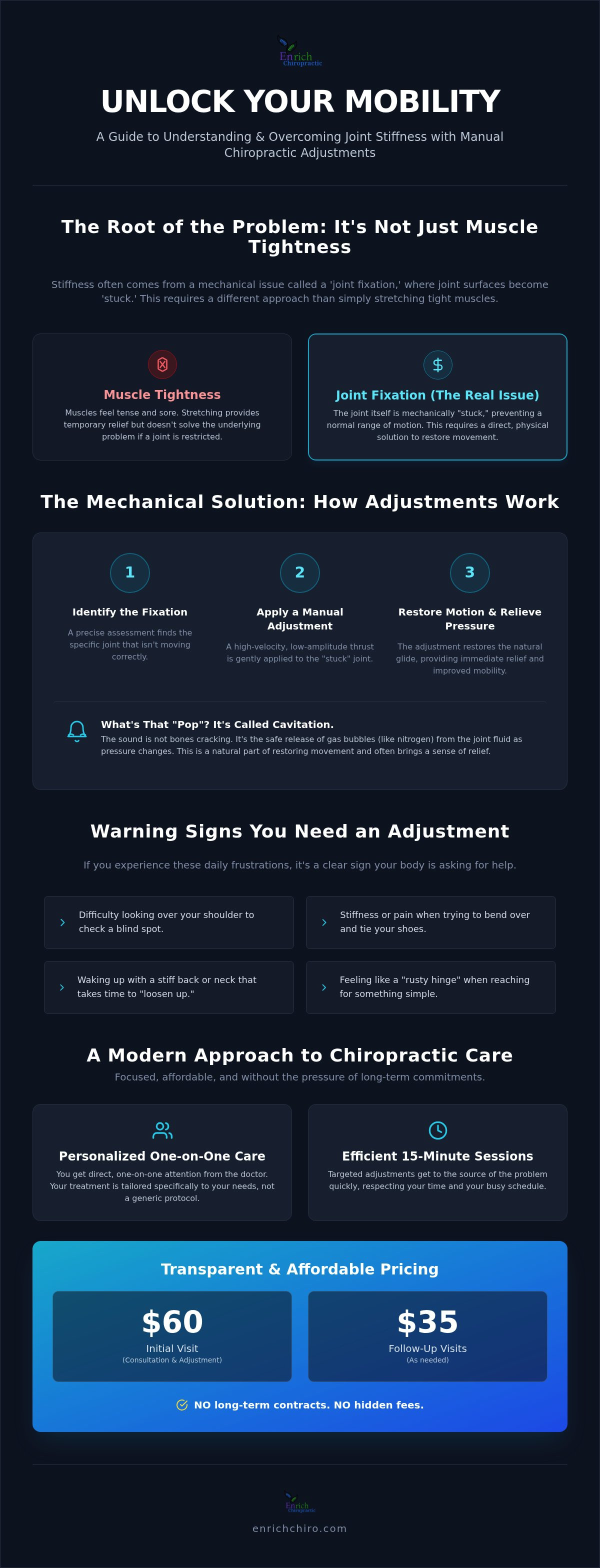 Chiropractor for joint stiffness Woodstock