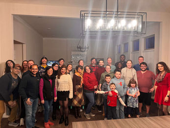 Potluck NML New Year party hosted by Dave Arnold.