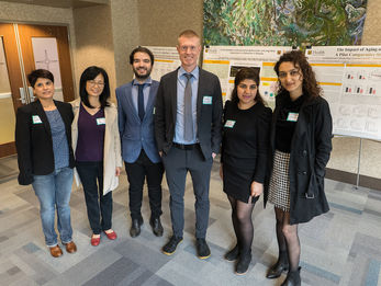 Smita Saxena and the Arnold lab at the 2023 Missouri S&T, NextGen, OBI Symposium poster session.