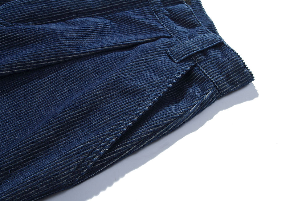 Thumbnail: Naval Corduroy Trousers ST070 - Indigo