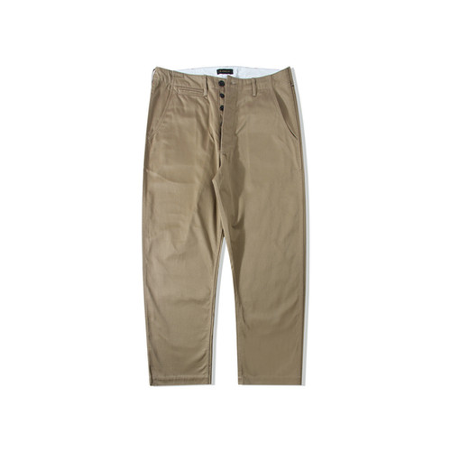 1942 Wide Chino - Khaki ST003 | Standardtypes UK