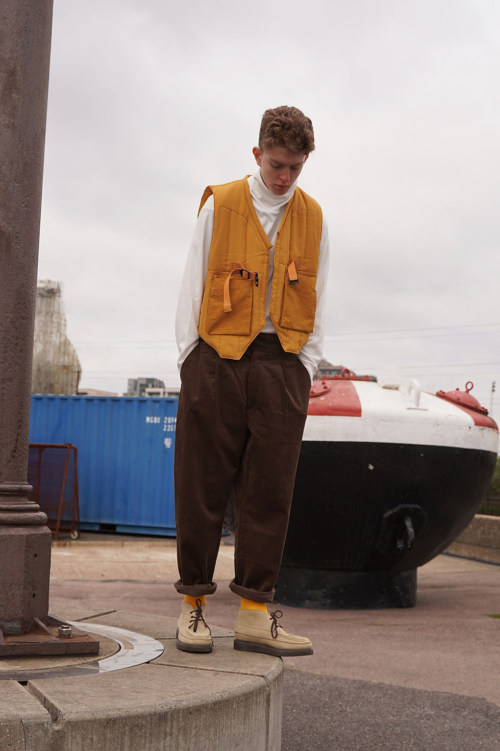 Thumbnail: Sailing Vest - Caramel ST031