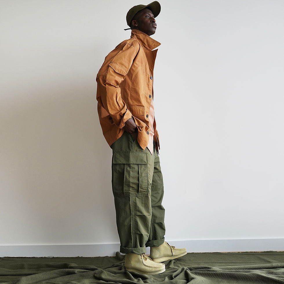 縮圖：Multi Pocket Jacket ST027 - Brown