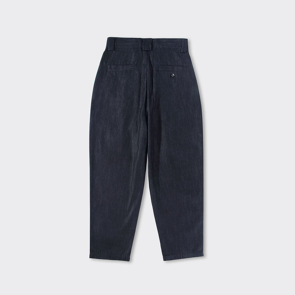 Thumbnail: Pleated Chino - Denim ST038
