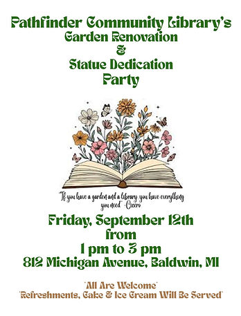 The Garden Renovation and Statue Dedication Party was held Friday September 12th