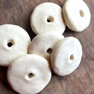 open a small hole in center of arepas