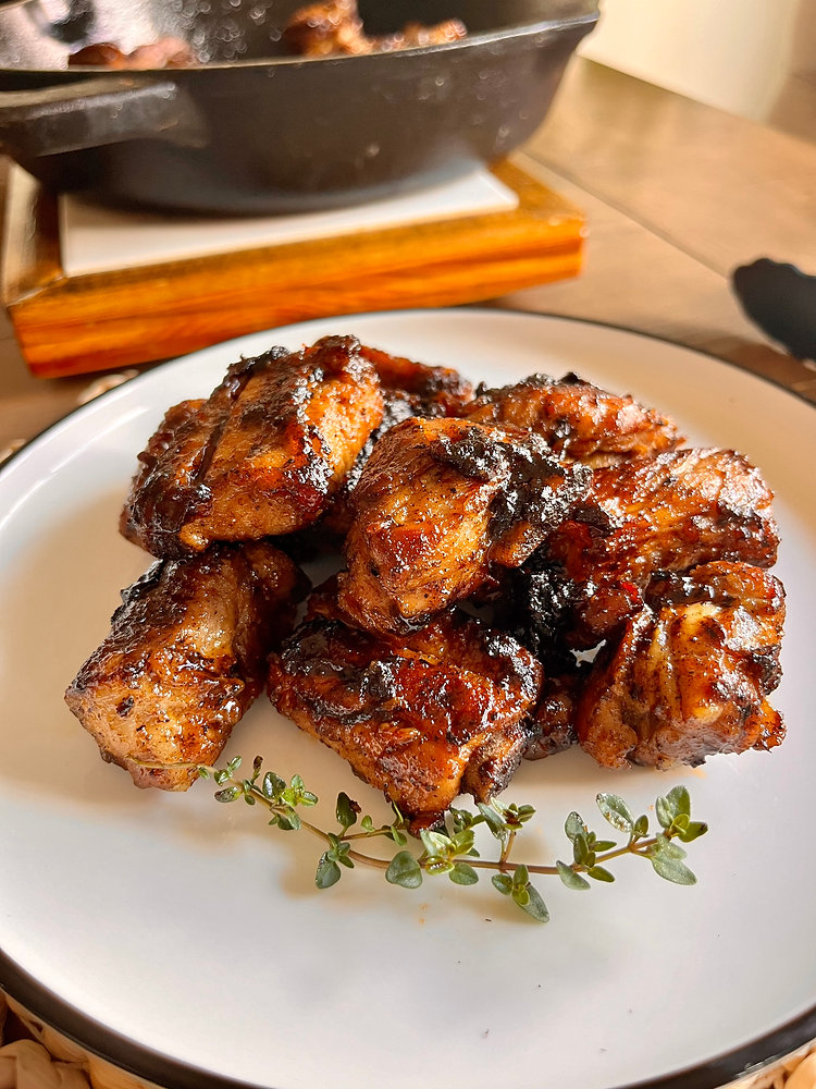 Mini Ribs Colored Mini Pork Spare Ribs with Sweet Chili Sauce
