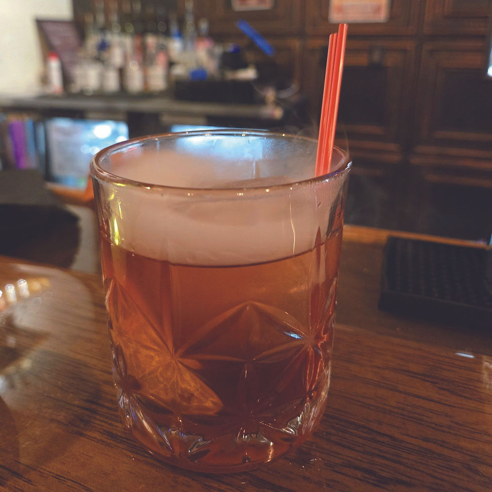 Smoked Krupnik Old Fashioned, Frazier Creek