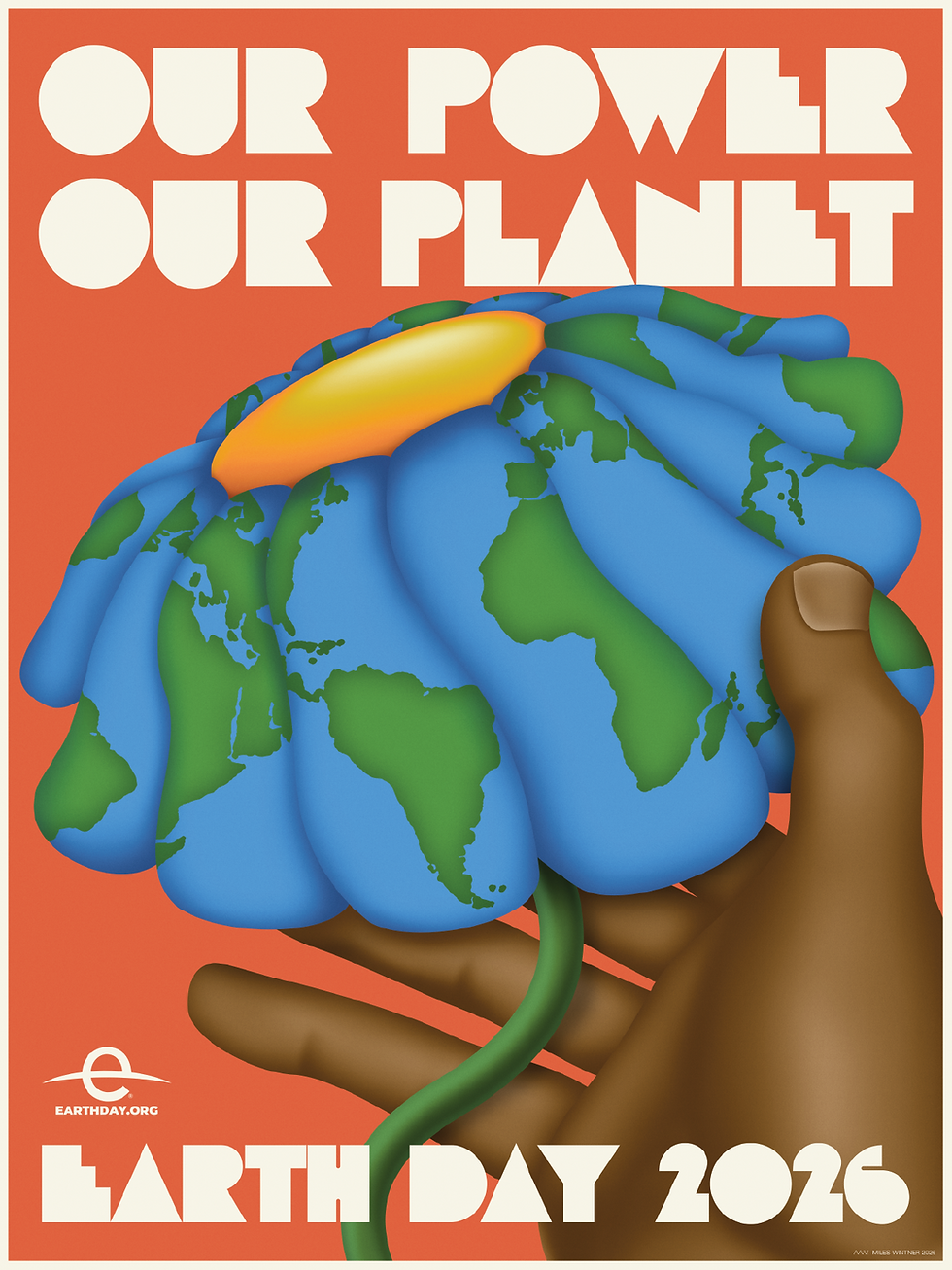 Official 2026 Earth Day Poster