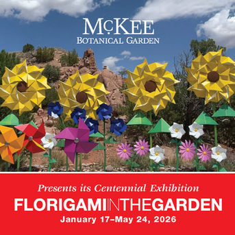 Florigami in the Garden: Mckee Garden's Latest Exhibit 