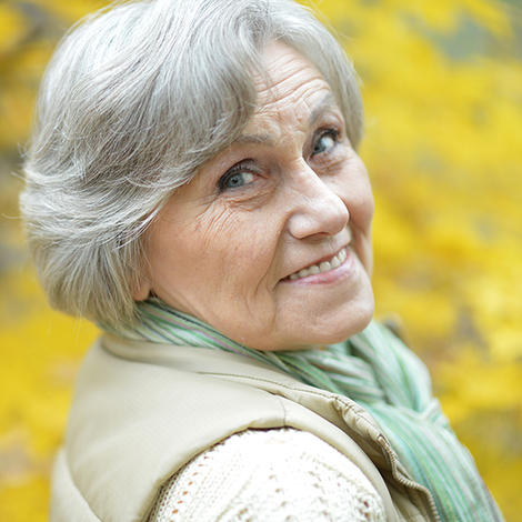 Older Woman Outside