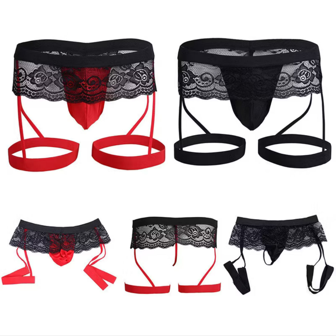 Lingerie masculina Noir Lace