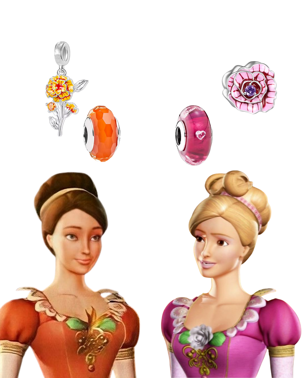 Miniatura: Pingentes Barbie e as 12 princesas bailarinas 
