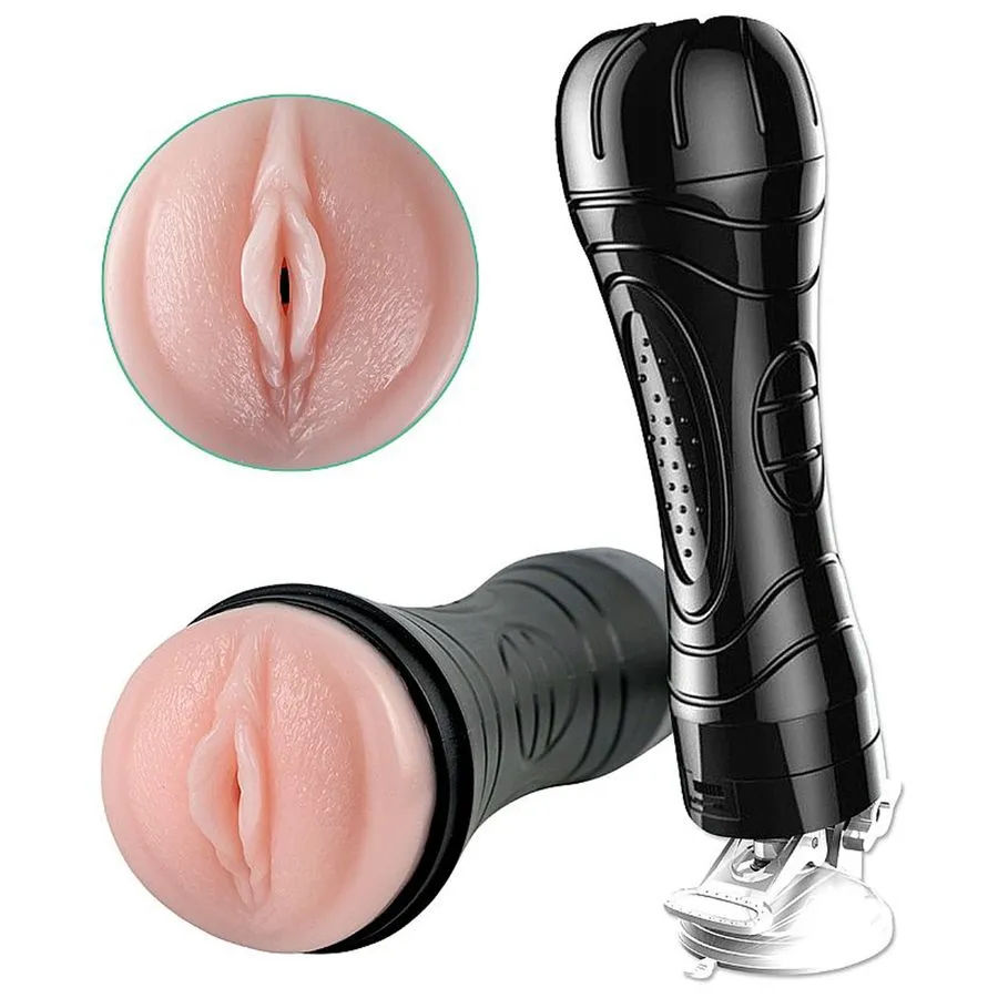 Masturbador Puzzy com ventosa 