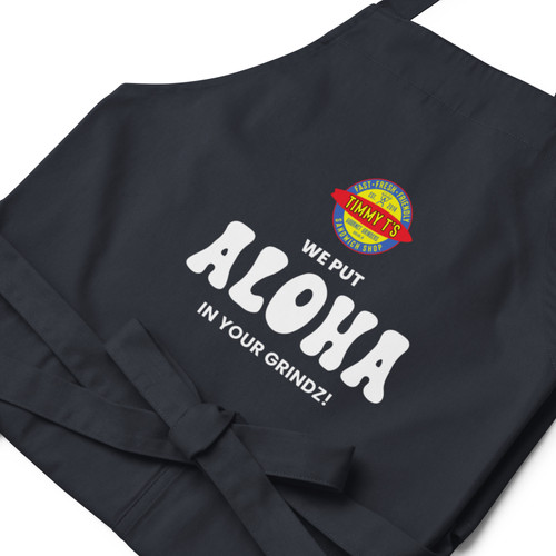 Timmy Ts: Aloha Organic Cotton Apron for Grindz!