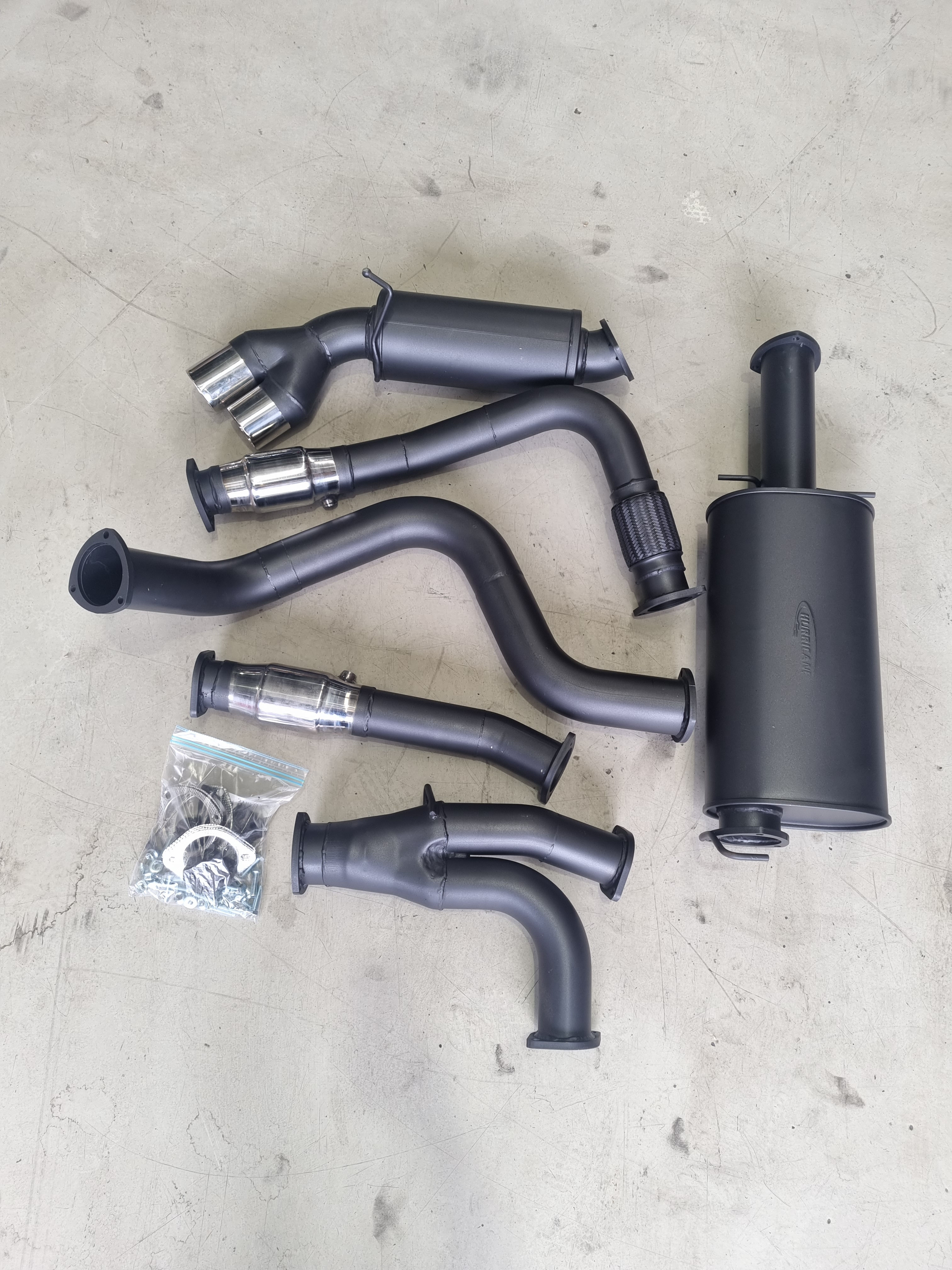 PX3 Ranger Raptor Coyote exhaust system