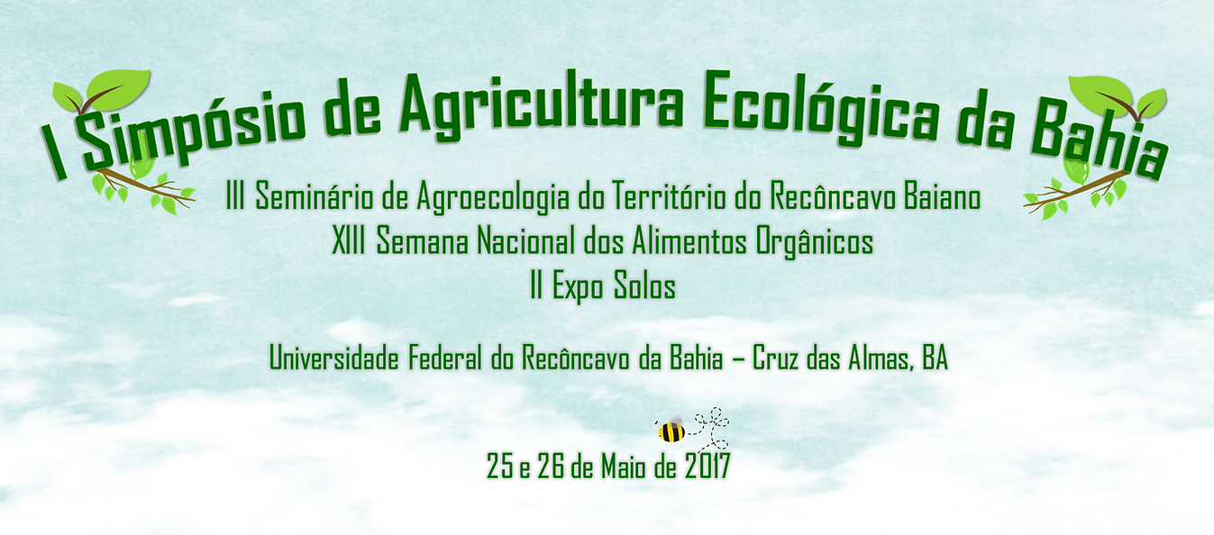 I Simpósio de Agricultura Ecológica da Bahia - SAECBA