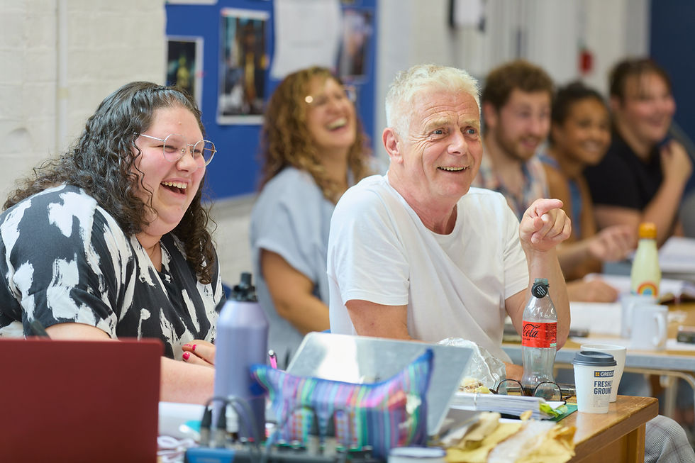 Stephen Daldry (director) and the cast and creative team for 'An Inspector Calls' - Photo by Mark Douet.