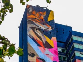 Europe's tallest artwork boosts Leicester's street art reputation