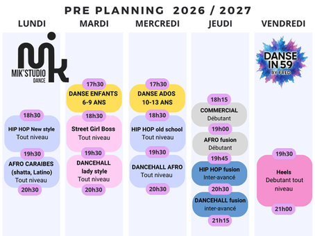 🎉 Rentrée 2026 : Mik’Studio Dance fait vibrer Lille !
