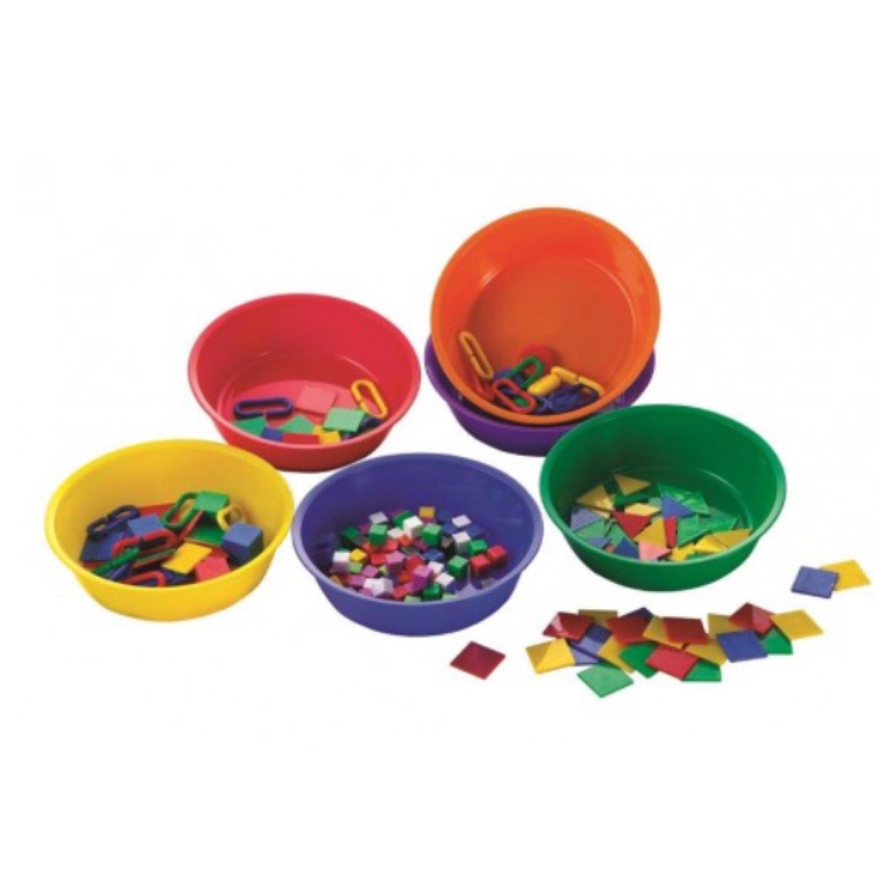 Coloured Sorting Bowls | Set of Six
