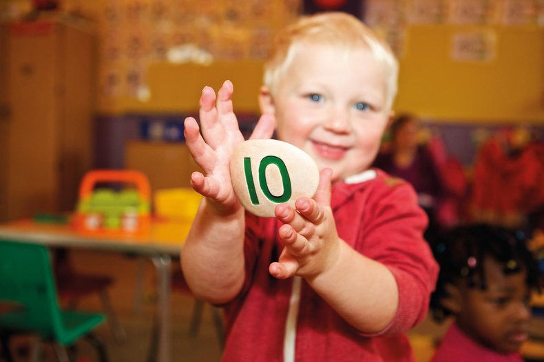 Thumbnail: Jumbo Number Pebbles | Set of 22