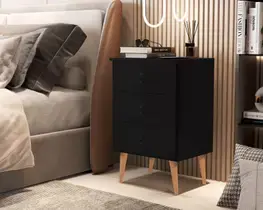 Miniatura: Mesa de cabeceira Madri c/ 3 gavetas