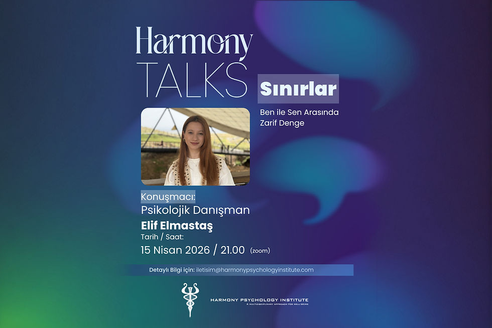 Harmony Talks - Çarşamba Sohbetleri